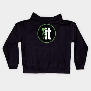 F IT - Funny Sticker Kids Hoodie